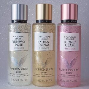Victorias secret Fashion Show 2025 Limited Edition Shimmer Mists Set of 3- NEW.